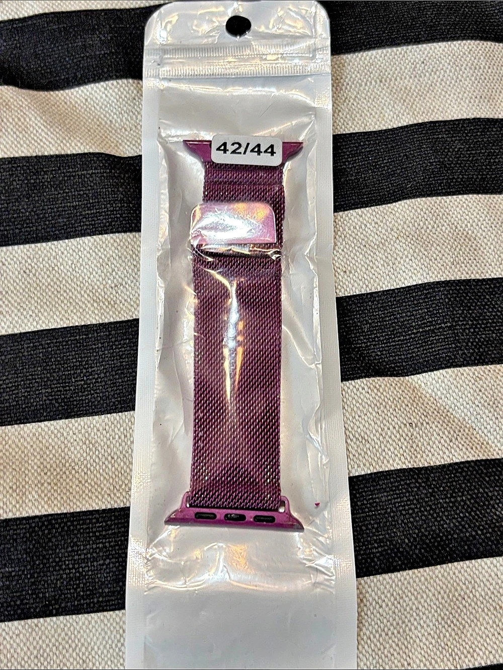 Purple Mesh Watch Band 42/44 NWT